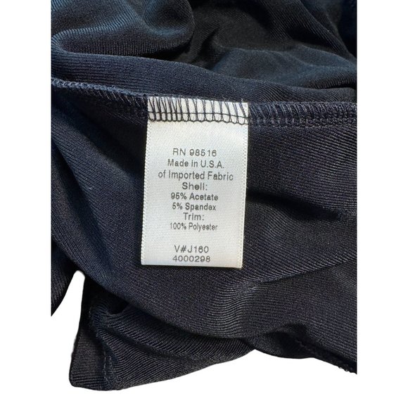 Coldwater Creek Black Ruffle Cardigan Travel Women Size Small - Picture 9 of 11